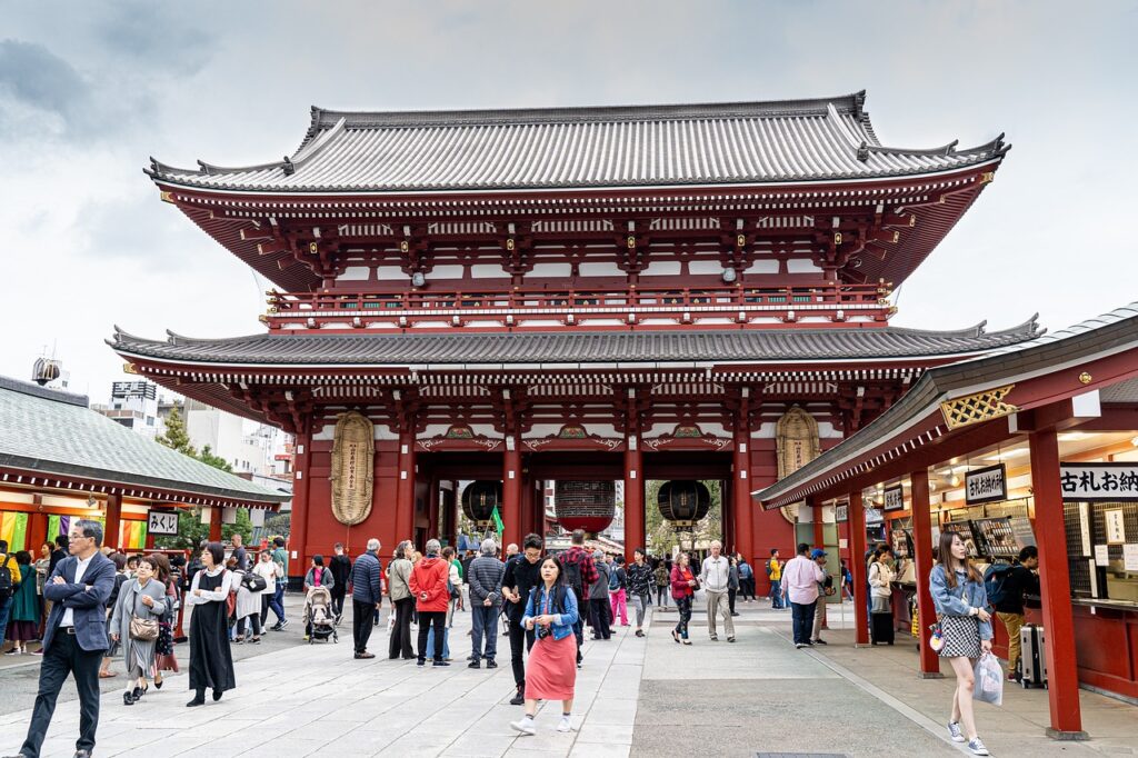 Foto del templo de Asakusa, conocido también como Sensō-ji