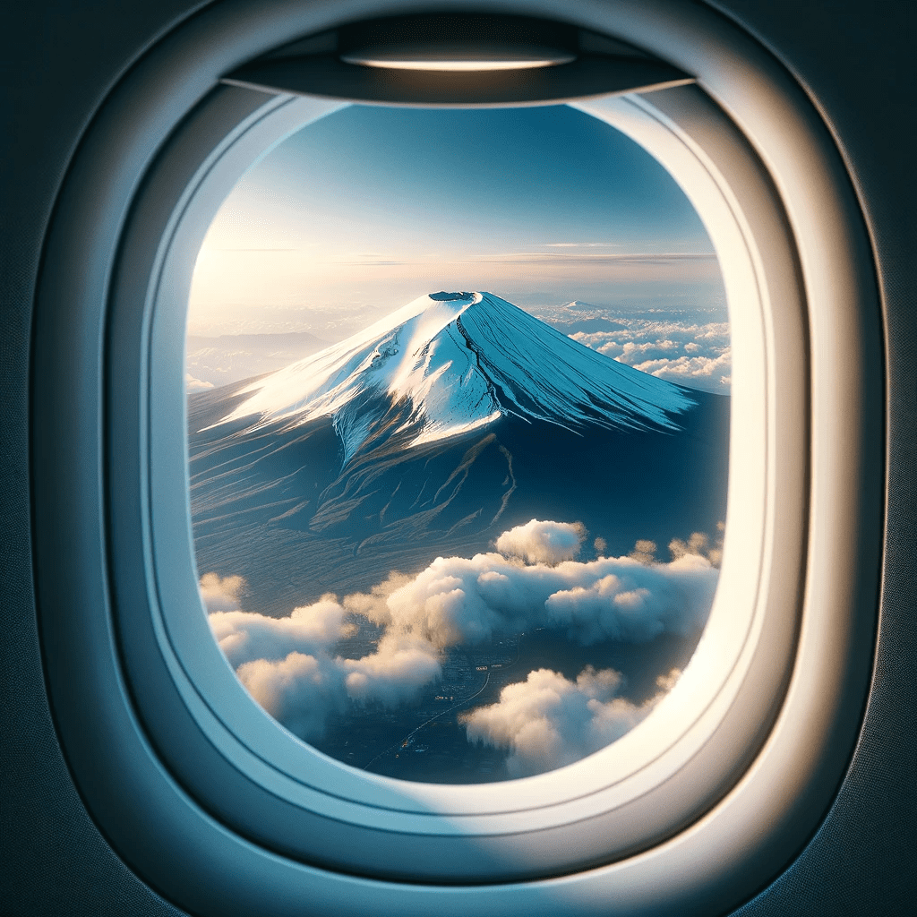 Ventana de avión, Foto de ADE Japón, preview