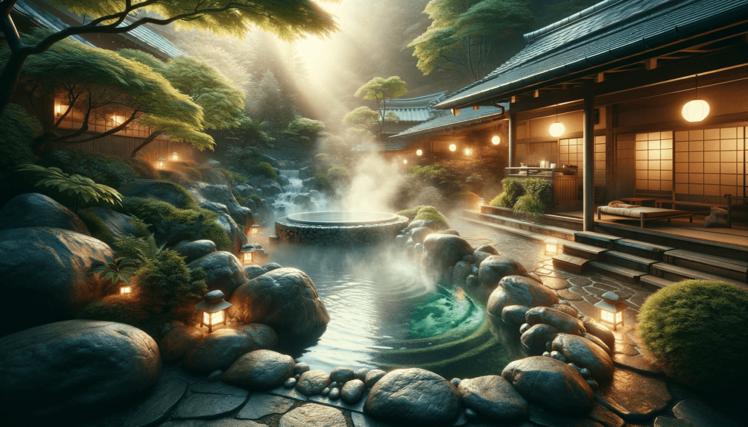 Sentō Drawing Descubriendo los Baños Japoneses: Onsen, Ofuro y Sentō - ADE Japón