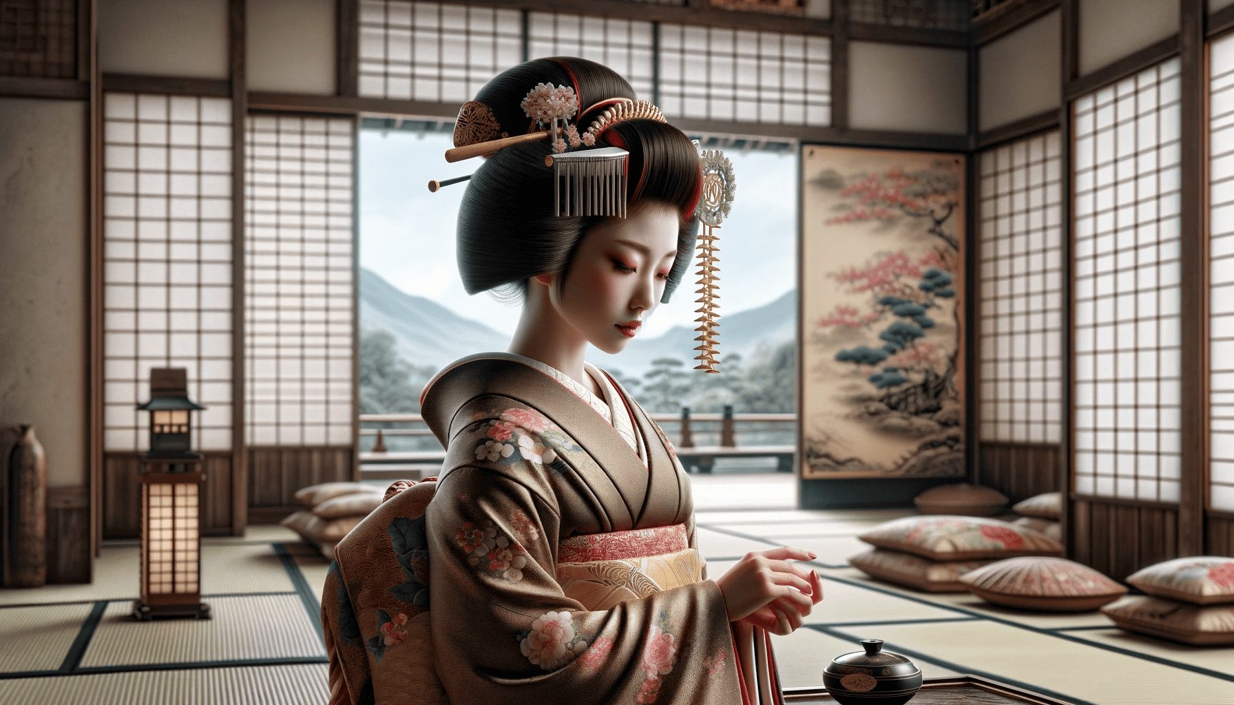 Geisha, Foto de ADE Japón Dall-e